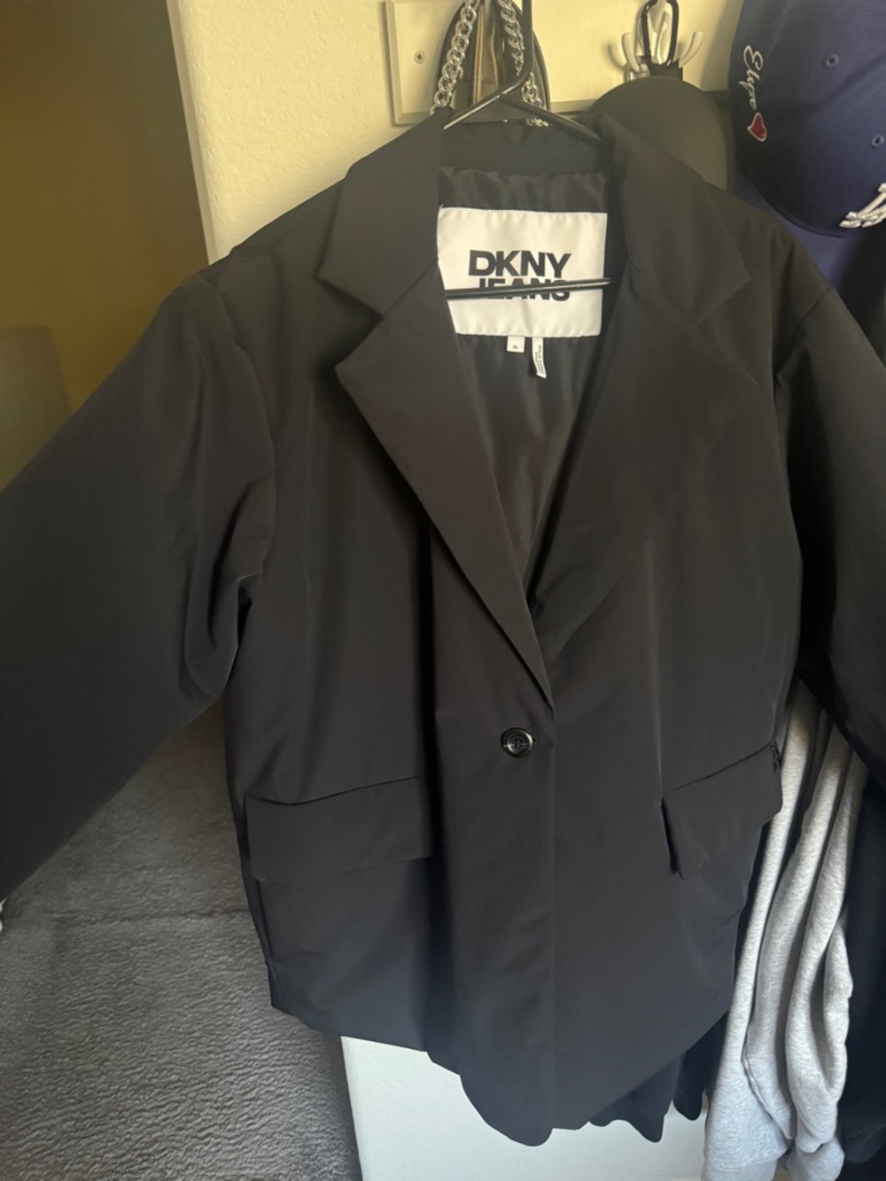 DKNY Black Single-Button Women's Blazer
